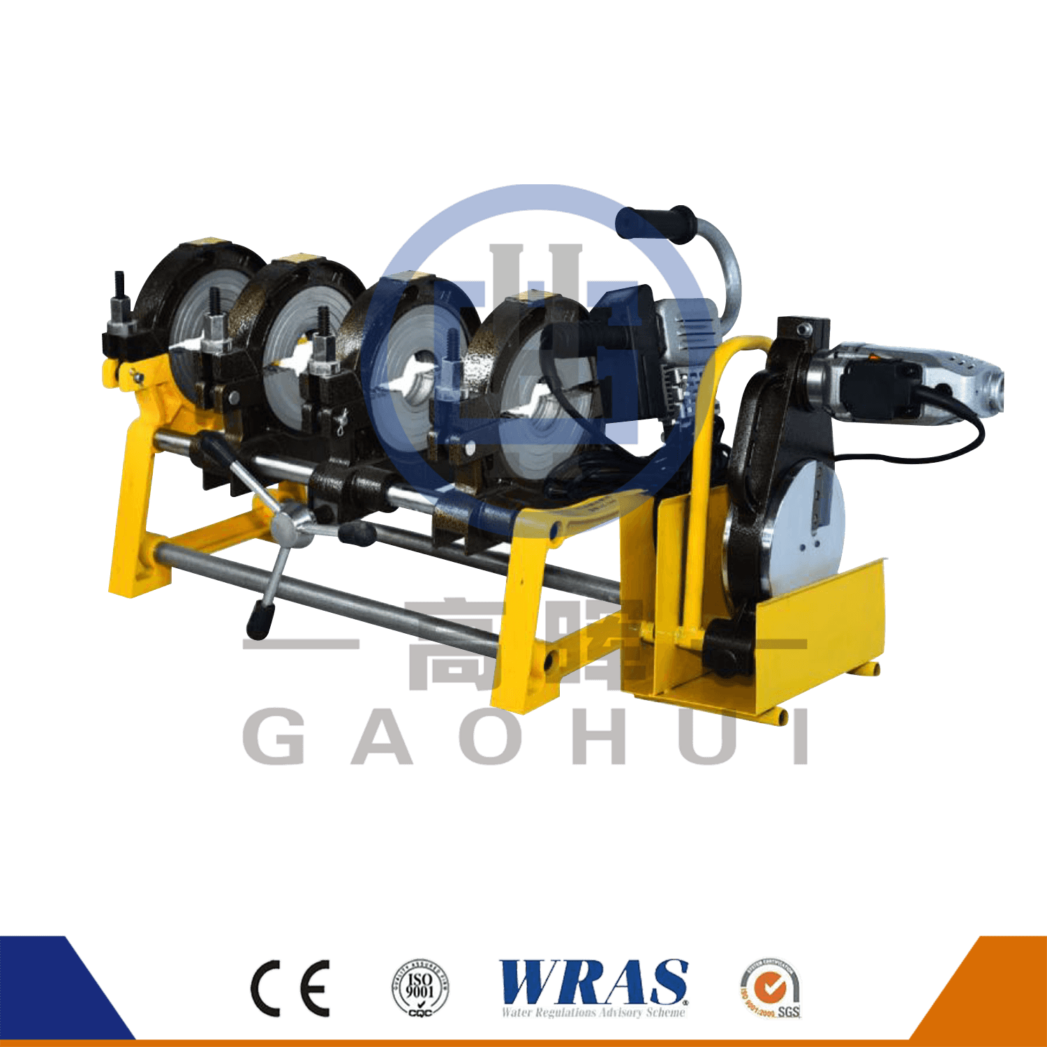 HDPE rúrka MANUÁLNE PLASTNÉ FUSION Zváranie strojov GF-160-4M/GF-200-4M