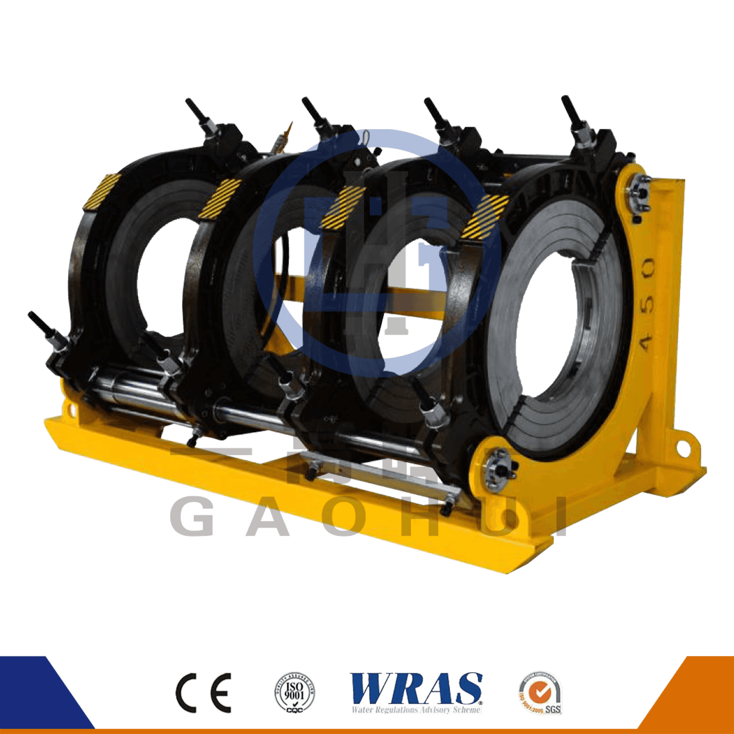 450 Hydraulický poloautomatický zvárací stroj HDPE Welding HDPE