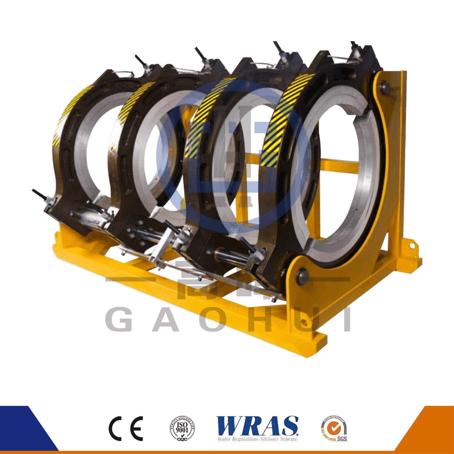 500 HDPE Hydraulický poloautomatický zvárací stroj Fusion Welding