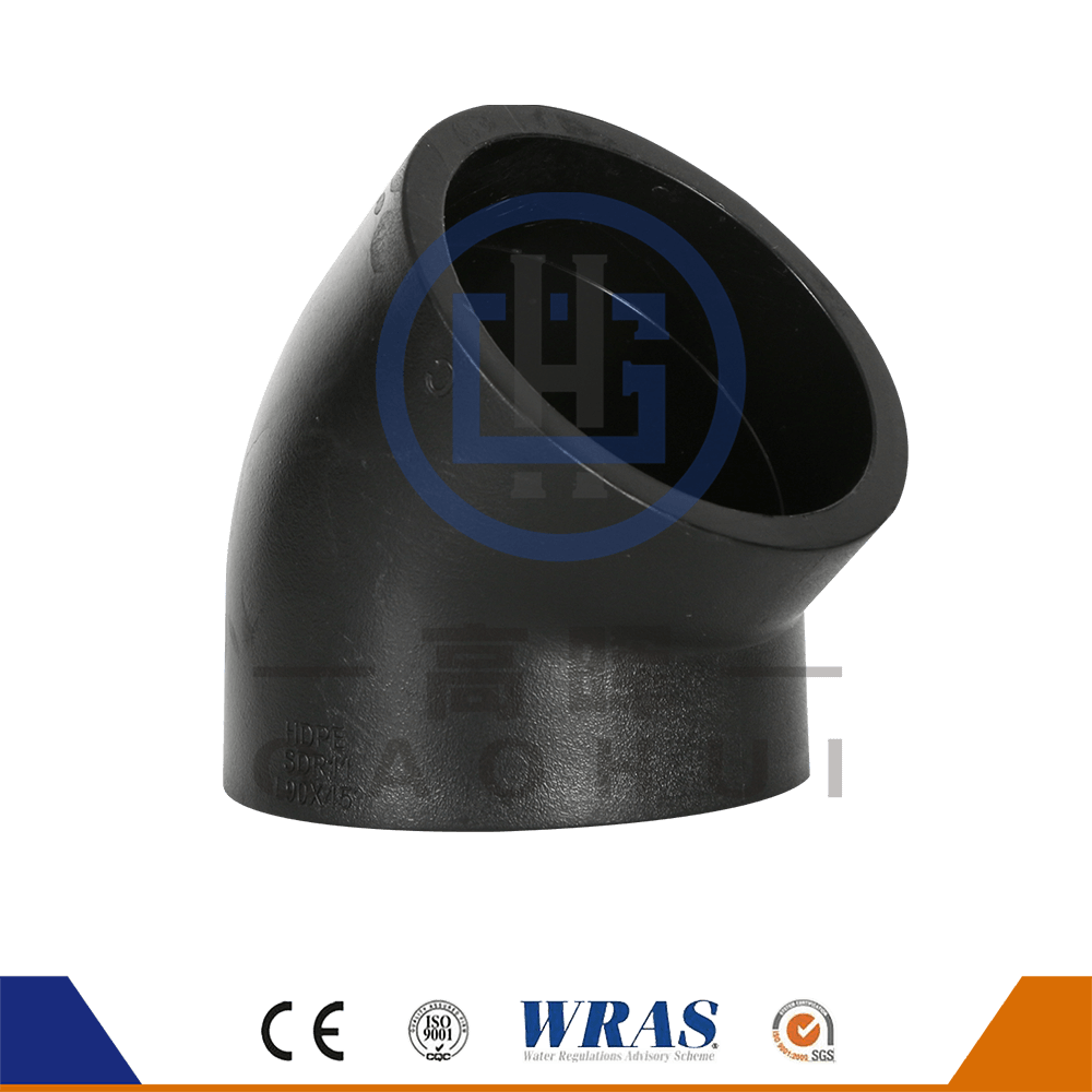 HDPE Socket Fusion 45 ° lakeť